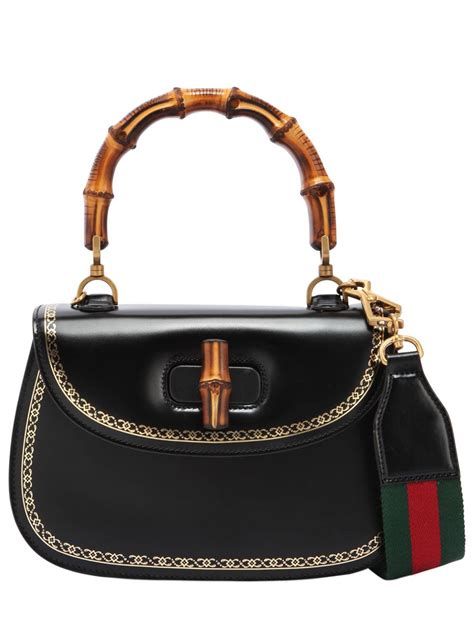 gucci bag wooden handle|Gucci handbags with bamboo handles.